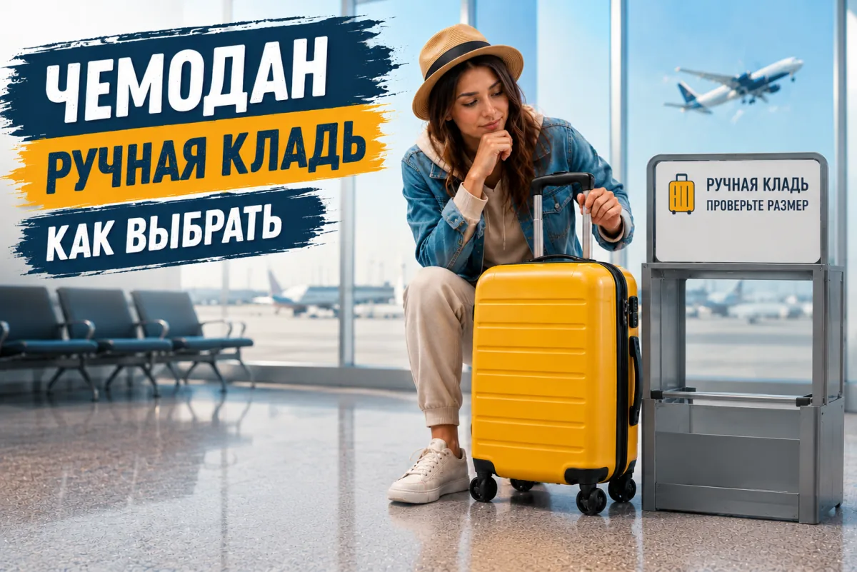 Чемодан для ручной клади: как выбрать и не переплатить в аэропорту