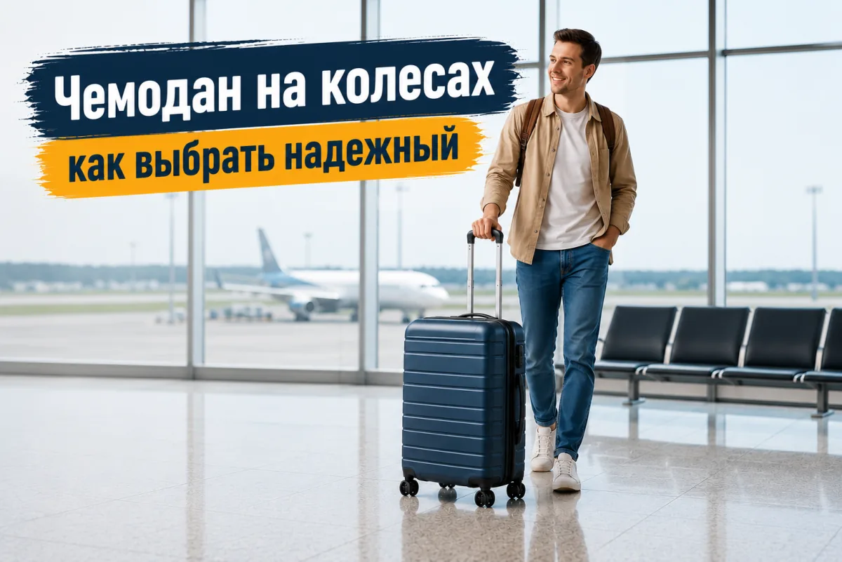 Чемодан на колесах: как устроен и какой выбрать