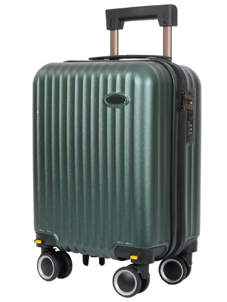 Чемодан Bagvoyage BV01/16 зеленый со съемными колесами
