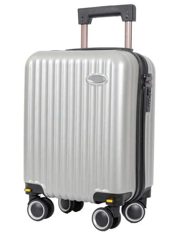 Чемодан Bagvoyage BV01/16 светло серый со съемными колесами