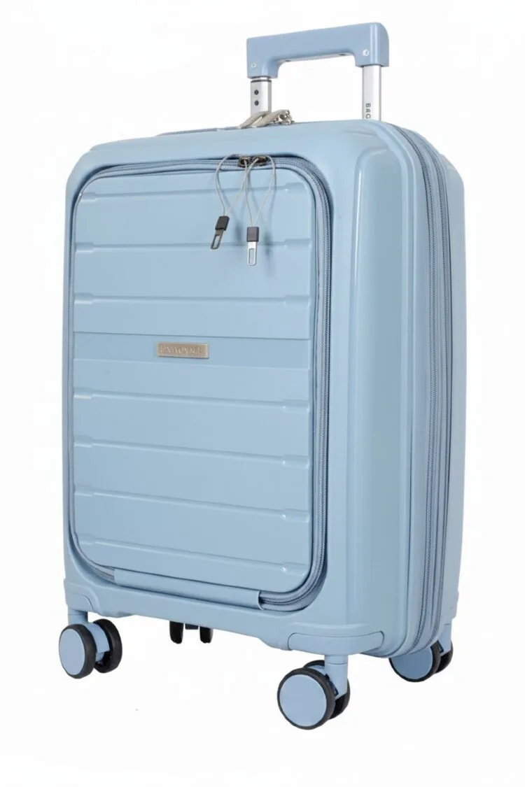 Чемодан BV PP05-20 blue gray Bagvoyage