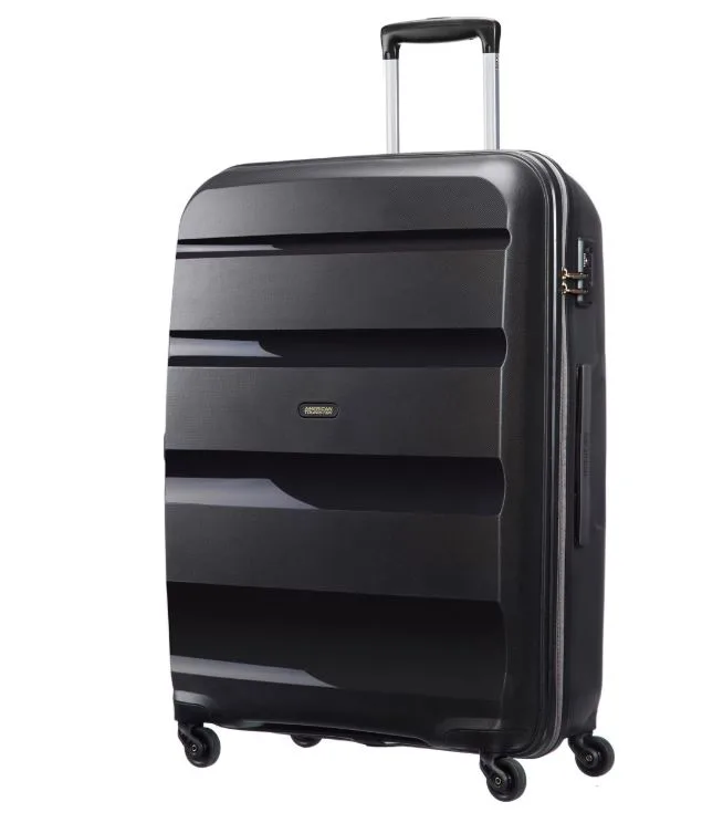 Чемодан American Tourister, АТБон Чёрн — размер S (ручная кладь)